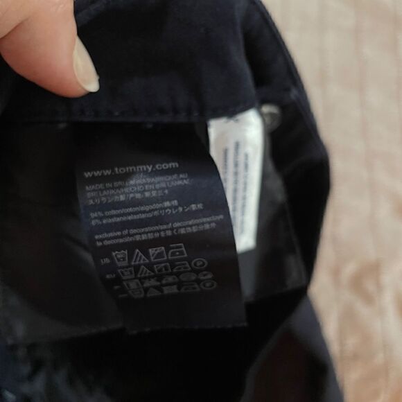 Tommy Hilfiger navy ankle pants - Picture 4 of 5